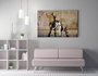 Wallity Lienzo Decorativo Banksy WY14 (50 x 70 cm)